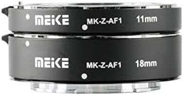 Meike MK-Z-AF1 Metal Auto Focus Macro Extension Tube Adapter Ring (11mm+18mm) Compatible with Nikon Z5 Z6 Z7 Z6II Z7II Z30 Z50 Z fc