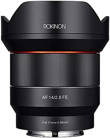 Rokinon 14mm F2.8 Full Frame Auto Focus Lens for Sony E-Mount, Black (IO14AF-E)