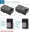 Big Mike's CGA-S006 Battery Charger for Panasonic Lumix DMC-FZ7 DMC-FZ8 DMC-FZ18 DMC-FZ28 DMC-FZ30 DMC-FZ35 DMC-FZ50 Digital Camera + More!!