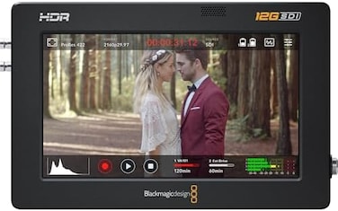 Blackmagic Design Video Assist 5" 12G-SDI HDMI HDR Recording Monitor - HYPERD/AVIDA12/5HDR