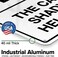 My Sign Center Beware of The Dog The Cat is Shady - 14"x10" .040 Rust Free Aluminum - Made in USA - UV Protected and Weatherproof - A82-379AL