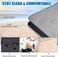 G GOOD GAIN Waterproof Large Picnic Blanket Rug Portable with Carry Strap for Beach Mat or Family Outdoor Camping Party (Navy Blue)