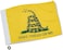 Show Chrome Accessories Big Bike Parts 4-240GD Dont Tread On Me Flag (6" x 9")