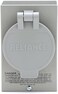 Reliance Controls Generators Up to 7,500 Running Watts PB30 30-Amp NEMA 3R Power Inlet Box, Gray