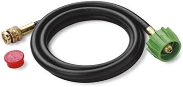 Weber Adapter Hose for Weber Q-Series and Gas Go-Anywhere Grills, 6-Feet, Black