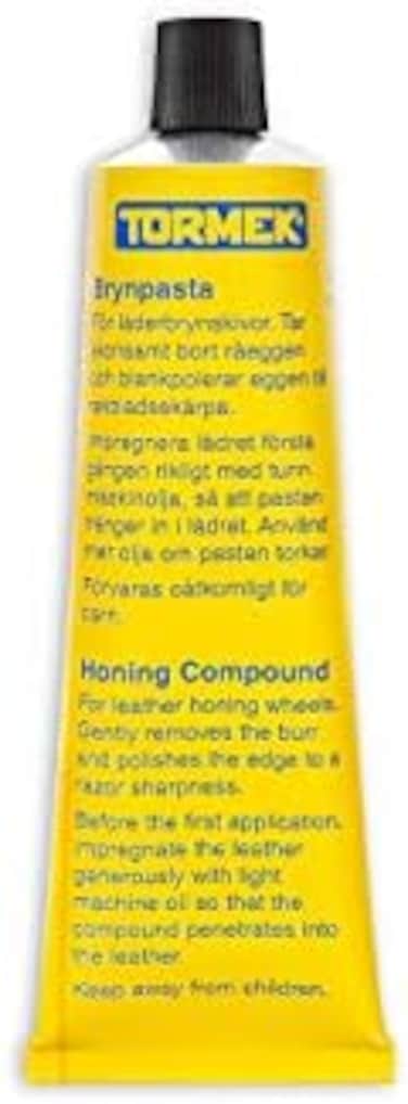 Tormek Honing Compound PA70 for Use with Sharpening Grinders T-7, T-4, and T-3, and also other leather strops. Creates Razor Sharp Edges on Knives and Tools.