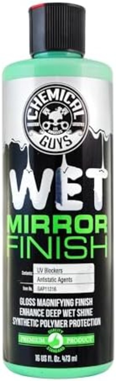 Chemical Guys GAP11216 Wet Mirror Finish High Gloss Glaze, (Great for Cars, Trucks, SUVs, Motorcycles &amp; More) 16 fl oz