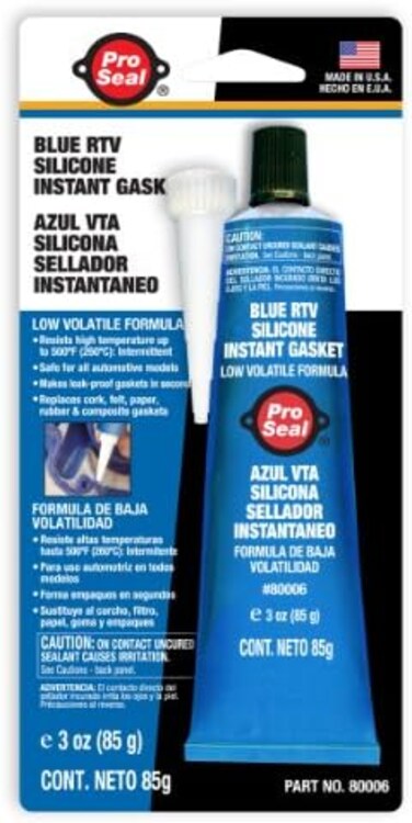 حشية فورية من السيليكون RTV blue 80006 من Pro Seal 80006. 35G