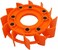 مروحة تبريد جليكسال تيربو للسكوتر ATKS-024 139QMB 157QMJ GY6 50cc 150cc