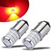 iBrightstar Newest 9-30V Super Bright Low Power 1157 2057 2357 7528 BAY15D LED Bulbs with Projector replacement for Tail Brake Lights,Brilliant Red