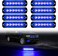 مصابيح LED للطوارئ ستروب بار DIBMS 8x أزرق 6 LED ضوء تحذير في حالات الطوارئ البناء الخطر بار سيارة شاحنة مركبة مركبة مركبة SUV سطح جبل