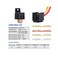 Ehdis 4-Pin Relay with Harness Car Truck Motor Heavy Duty 80A 12V On/Off Normally Open SPST Relay Socket Plug 4 Wire Automotive Relay Model JD2912-1H-12VDC 80A 14VDC,Pack of 5