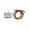 Yellow Jacket 42004 Series 41 Manifold with 3-1/8" Gauge, psi, R-22/404A/410A