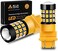 Alla Lighting 3157 مصابيح إضاءة LED فائقة السطوع 3156 3056 3157KX 4157 3457 4157NAK 3757 T25 وتدي LED إشارة انعطاف، أصفر كهرماني