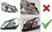 iJDMTOY HID Matching Xenon White LED Parking Position Light Assembly For 2010-13 Mercedes W212 E-Class E350 E550 E63 AMG Pre-LCI