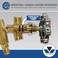 ماستر كول 59161 نحاس R410A، R22، R404A مجموعة مقياس متشعب ثنائي الاتجاه مع مقاييس 3-1/8 انش، خراطيم 3-60 وتركيبات الممتدة 1/4