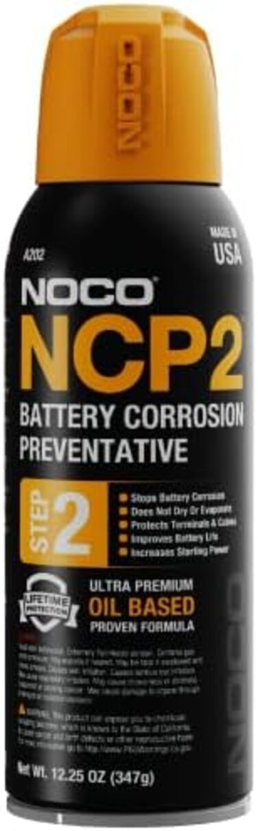 بخاخ المصنع من تآكل بطارية زيتي NCP2 A202 354 مل، مثبط للتآكل والشحوم الطرفية للبطارية من نوكو