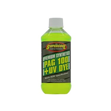 تي اس اي سوبر كوول زيت P100-8D PAG 100-Viscosity Plus U/V - 8 اونصة، فضي