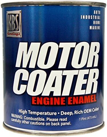 طلاء محرك KBS Coatings 60316 Race Hemi Orange Motor Coater - 1 نصف لتر