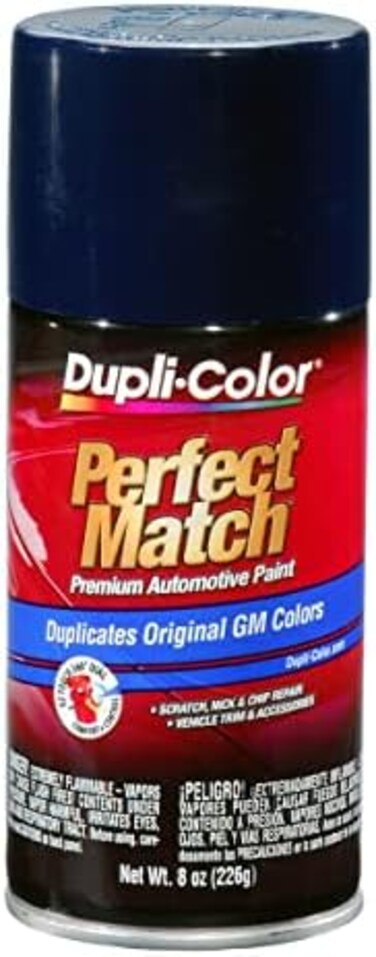 Dupli-Color EBGM05417 Perfect Match Automotive Spray Paint &ndash; General Motors Dark Blue, 29 WA7349, 42 &ndash; 8 oz. Aerosol Can