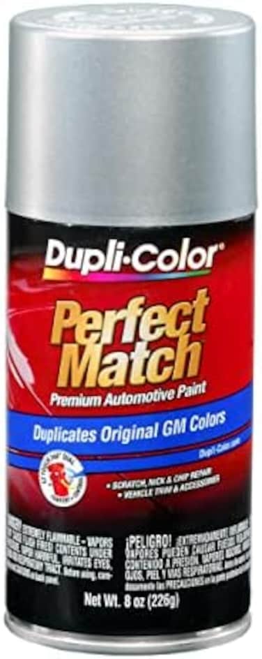 Dupli-Color EBGM05357 Perfect Match Automotive Spray Paint &ndash; General Motors Silver Metallic, 15 WA8914 &ndash; 8 oz. Aerosol Can
