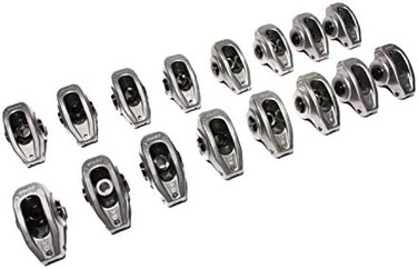 Comp Cams 17001-16 High Energy Aluminum 1.5 Ratio Roller Rocker Set for SBC 265-400 w/ 3/8" Stud" Stud