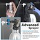 FIRSTINFO A1635 Patented Max. Pressure 110 psi 650ml Aluminum Canister Aerosol Refillable Fluid Storage Spray Can/Pneumatic Compressed Air Sprayer