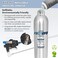 FIRSTINFO A1635 Patented Max. Pressure 110 psi 650ml Aluminum Canister Aerosol Refillable Fluid Storage Spray Can/Pneumatic Compressed Air Sprayer