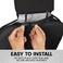 BDK UltraFit Car Seat Towel Cover, Black Trim &ndash; Waterproof Machine-Washable Sweat Protector, Ideal for Gym Swimming Surfing Running Crossfit, Universal Fit for Auto Truck Van and SUV