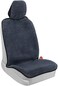 BDK UltraFit Car Seat Towel Cover, Black Trim &ndash; Waterproof Machine-Washable Sweat Protector, Ideal for Gym Swimming Surfing Running Crossfit, Universal Fit for Auto Truck Van and SUV