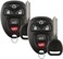 Discount Keyless Replacement Key Fob Car Remote and Uncut Transponder Key Compatible with 15913415, 25839476, ID 46 (2 Pack)