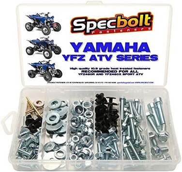 طقم براغي 120 قطعة يناسب: ياماها YFZ 450 YFZ450 ATV للصيانة والترميم مواصفات او اي ام ايه تي في رباعية