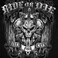 Hot Leathers Black Ride or Die Skull Sleeveless Denim Shirt