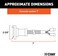 سلك توصيل CURT 56071 7 بعيد لسيارة 7-Pin Trailer Wire Harness، حدد دودج رام 1500، 2500، 3500، داكوتا