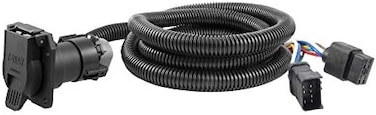 سلك توصيل CURT 56071 7 بعيد لسيارة 7-Pin Trailer Wire Harness، حدد دودج رام 1500، 2500، 3500، داكوتا