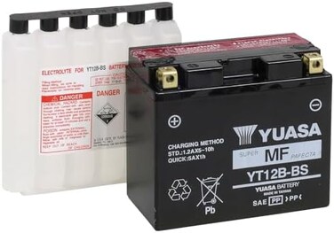 بطارية يواسا ايه جي ام خالية من البطاريات مع بطارية حمض YUAM6212B YT12B-BS