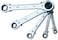 Apollo Tools DT1212 SAE Ratcheting Wrench Set, 5-Piece, Black