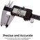 Neiko 01407A Electronic Digital Caliper Stainless Steel Body With Large Lcd Screen   0-6 Inches   Inch/Fractions/Millimeter Conversion,Silver/Black
