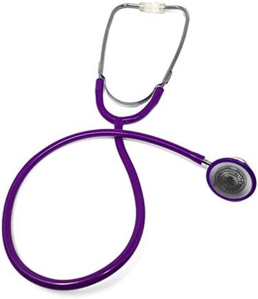 Elite Medical Instruments EMI Dual Head Stethoscope - Purple
