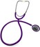 Elite Medical Instruments EMI Dual Head Stethoscope - Purple