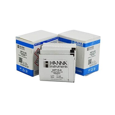 Hanna Instruments Two Pack: Hanna Instruments HI 713-25 Reagents Phosphate for HI 713 Checker HC (Total of 50 Tests)