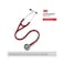 3M Littmann 3M Littmann Cardiology IV Diagnostic Stethoscope with free laser engraving (Burgundy - Mirror 6170)