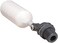 Kerick Valve MA052 PVC Mini Float Valve, Tank Mount, Adjustable Arm, 1.5 gpm at 60 psi, 1.3cm NPT Male