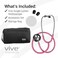 Vive Precision Dualhead Stethoscope Dual Head Diaphragm Bell For Nurses Er Cardiology Veterinary Fetal Pediatrics Blood Pressure Kit Double Barrel Chestpiece Device For Doctors Students Standard Pink