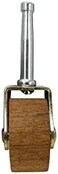 Shepherd Hardware 9051 1-5/8-Inch Designer Stem Casters, Wood Wheel, 5/16-Inch Stem Diameter, Brown, 2-Pack