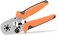 IWISS Hexagonal Crimper Plier HSC8 6-6 Self-adjusting Crimping Tools Used for 23-10 AWG (Similar to 0.25-6 mm2) Cable End-sleeves Ferrules-Orange Handle ONLY!