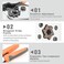 IWISS Hexagonal Crimper Plier HSC8 6-6 Self-adjusting Crimping Tools Used for 23-10 AWG (Similar to 0.25-6 mm2) Cable End-sleeves Ferrules-Orange Handle ONLY!