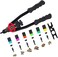 Unknown RZX 13" rivet nut tool Nut/thread Hand Riveter blind rivet Kit M5 M6 M8 SAE 10-24, 1/4-20, 5/16-18 W/ 60pc Rivnuts