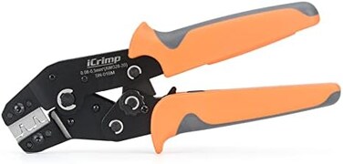 IWISS XH2.0mm XH2.54mm XH3.96mm Dupont D-Sub Terminals JST Pin Crimper SN-01BM Crimping Tools for Crimper Plier for AWG 28-20 (0.08-0.5mm2)