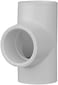 Charlotte Pipe 3/4" Tee Elbow Pipe Fitting - (Socket x Socket x Socket) Contractor Pack Schedule 40 PVC Pressure Durable, Easy to Install, and High Tensile for Home or Industrial Use (10 Unit Pack)